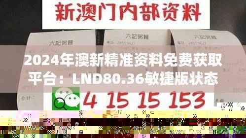 2024年澳新精准资料免费获取平台:LND80.36敏捷版状态解析评估