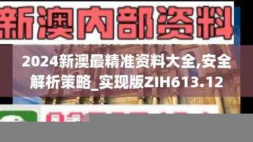 2024新澳最精准资料大全,安全解析策略_实现版ZIH613.12