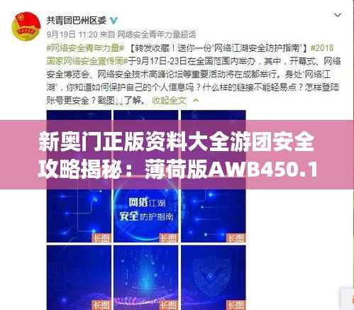 新奥门正版资料大全游团安全攻略揭秘:薄荷版AWB450.17安全策略