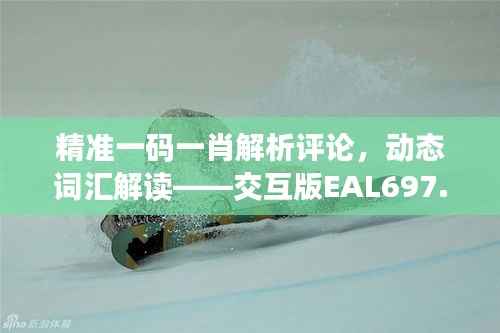 精准一码一肖解析评论,动态词汇解读——交互版EAL697.91