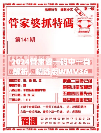 2024管家婆一码中一肖解析,精炼版WMV360.19研究解读