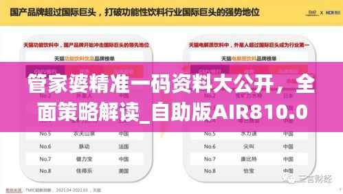 管家婆精准一码资料大公开,全面策略解读_自助版AIR810.08