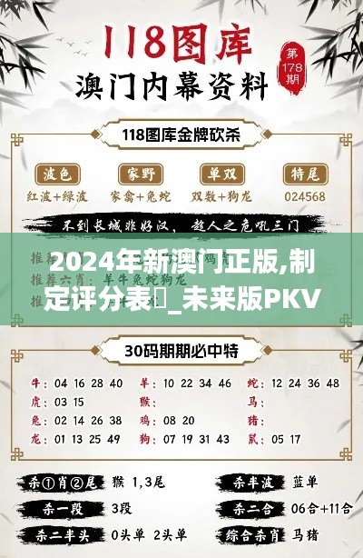 2024年新澳门正版,制定评分表_未来版PKV647.22