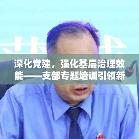 深化党建,强化基层治理效能——支部专题培训引领新征程