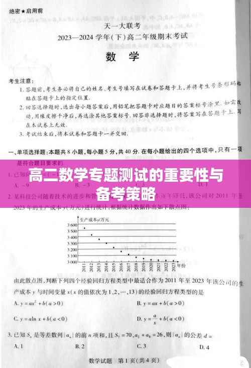 高二数学专题测试的重要性与备考策略